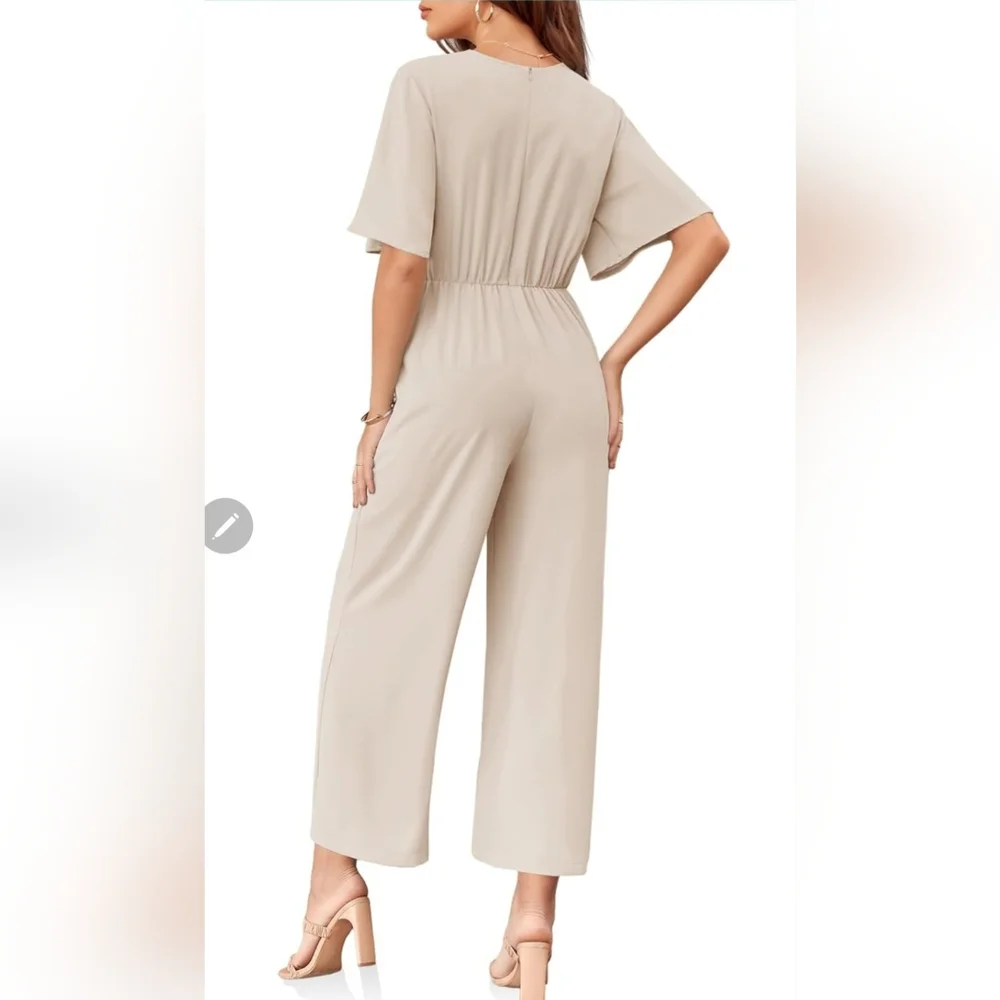 BEIGE JUMPSUIT XL - Picture 2 of 3